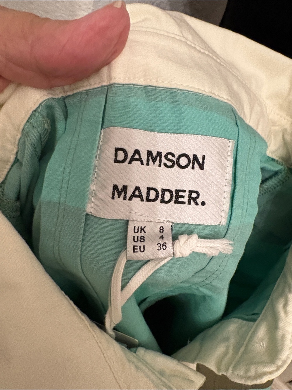 Womens Striped Polo Dress - Mint Green and Olive Damson Madder by Anthropologie - Picture 9 of 11